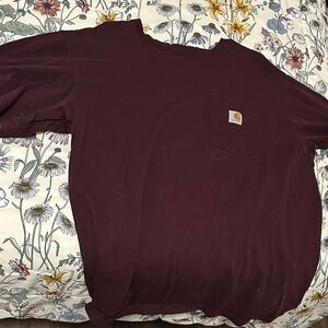 Carhartt Burgundy Pocket Tee
